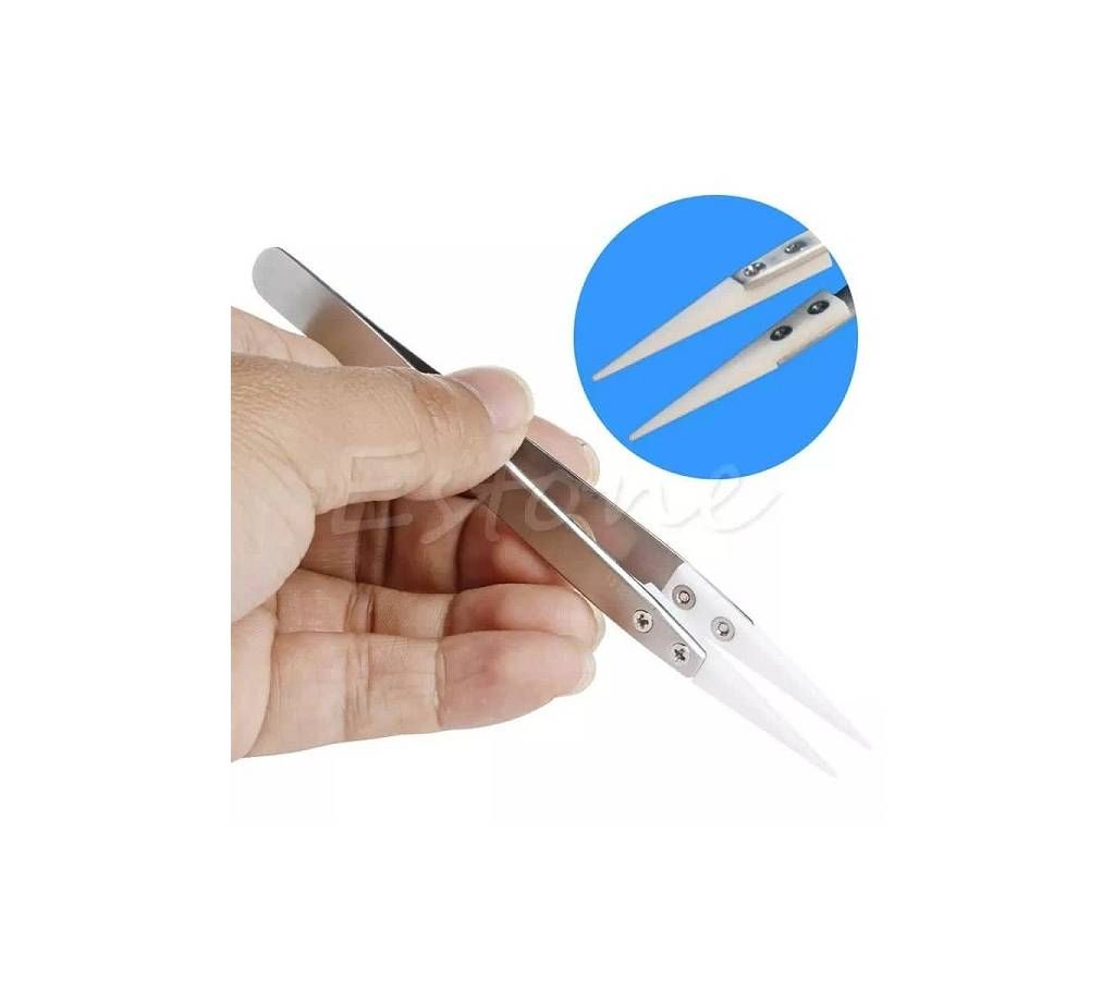 Tweezers Heat Resistant (Stainless Steel)