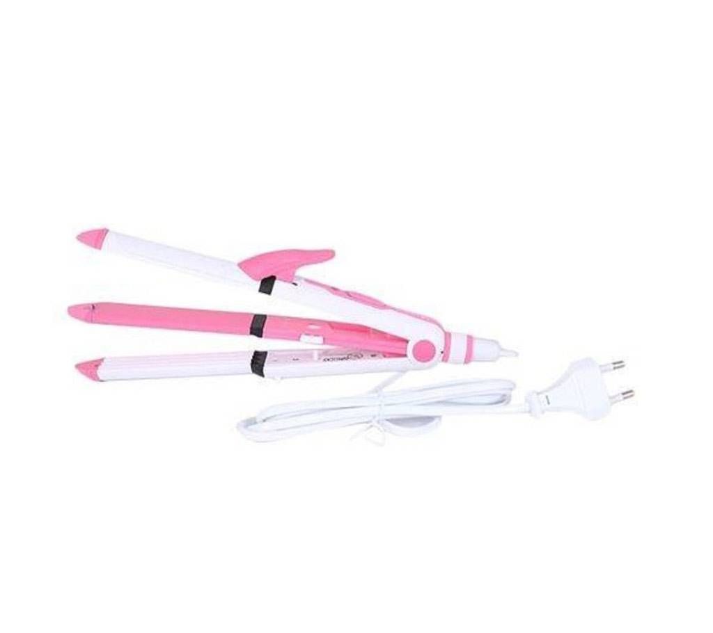 Hair Curler 3 in1 Iron Km-1213 .