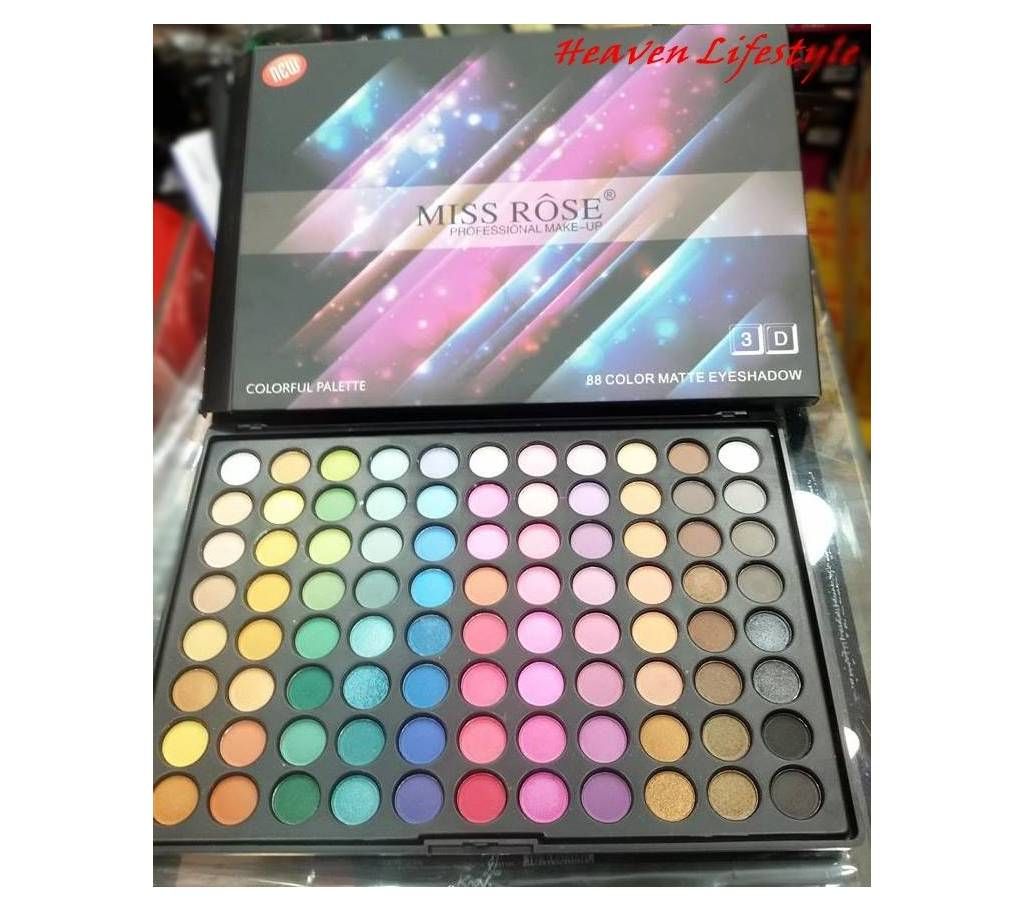 3D eye shadow 88 colour palette