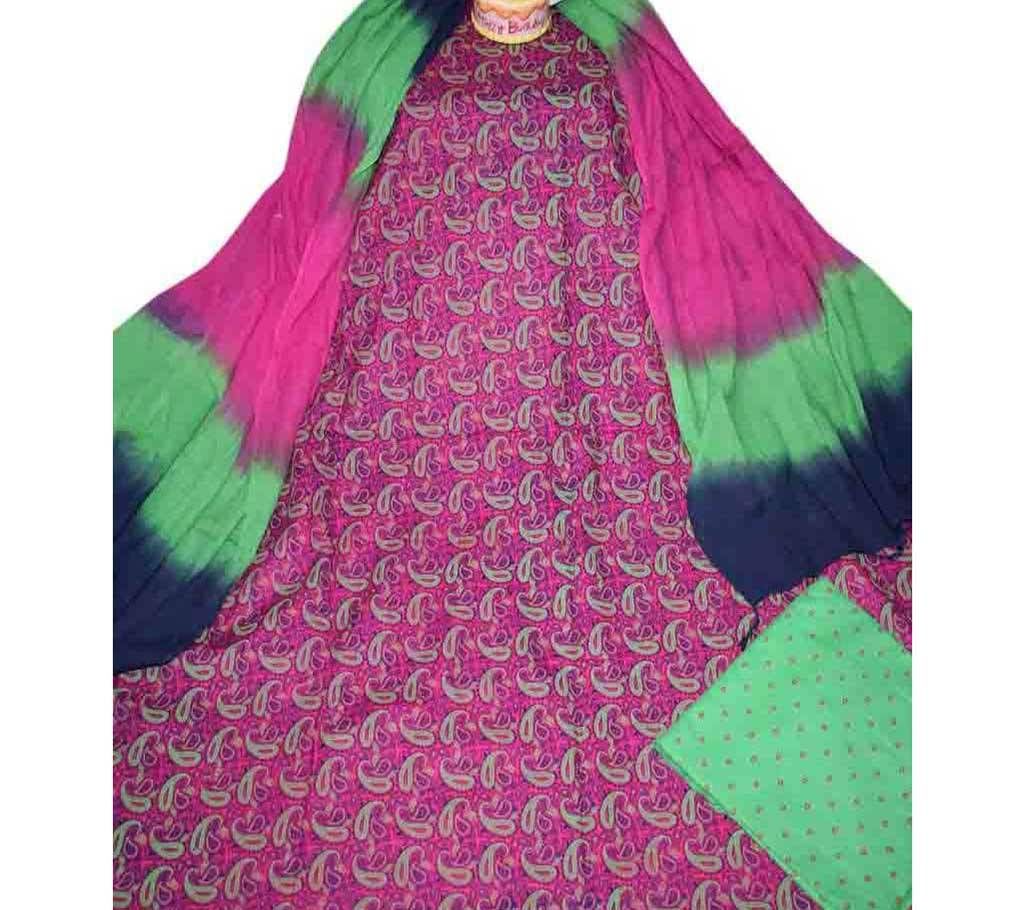 Arong Cotton Unstiched Three Piece