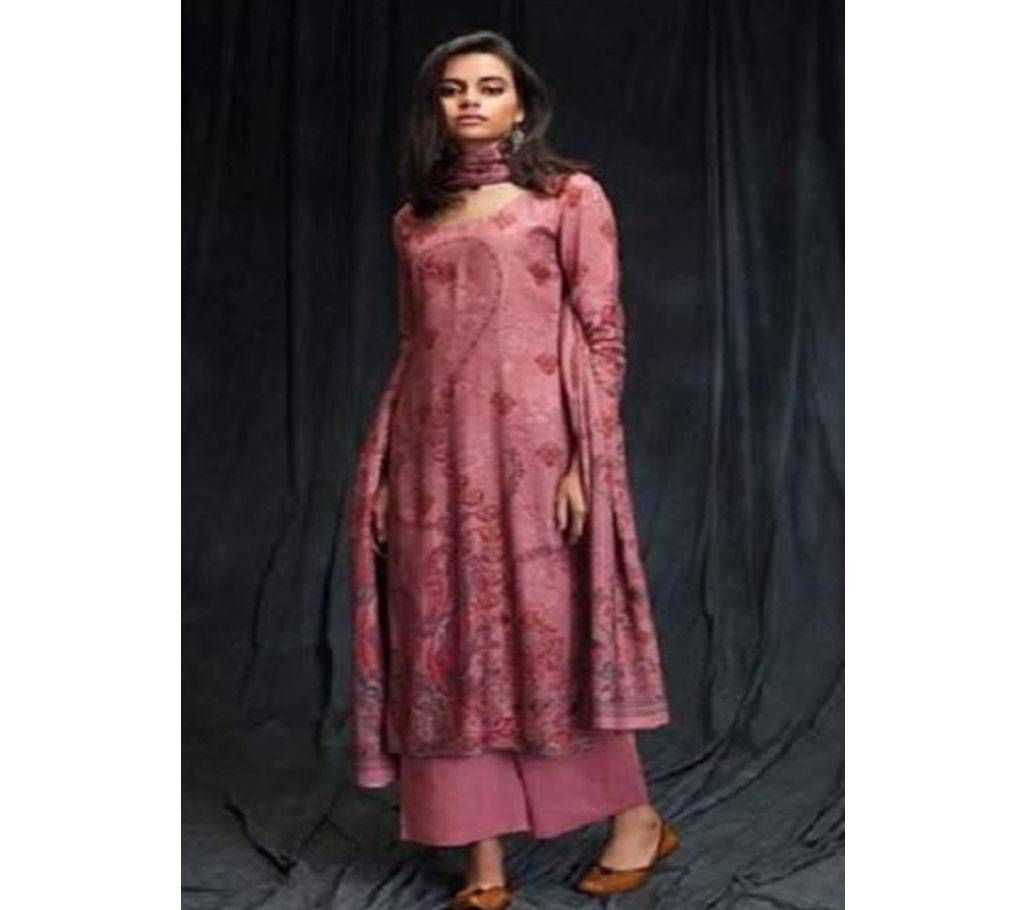 Ganga Mashiyyat Pure Pashmina Printed Salwar Kameez Copy