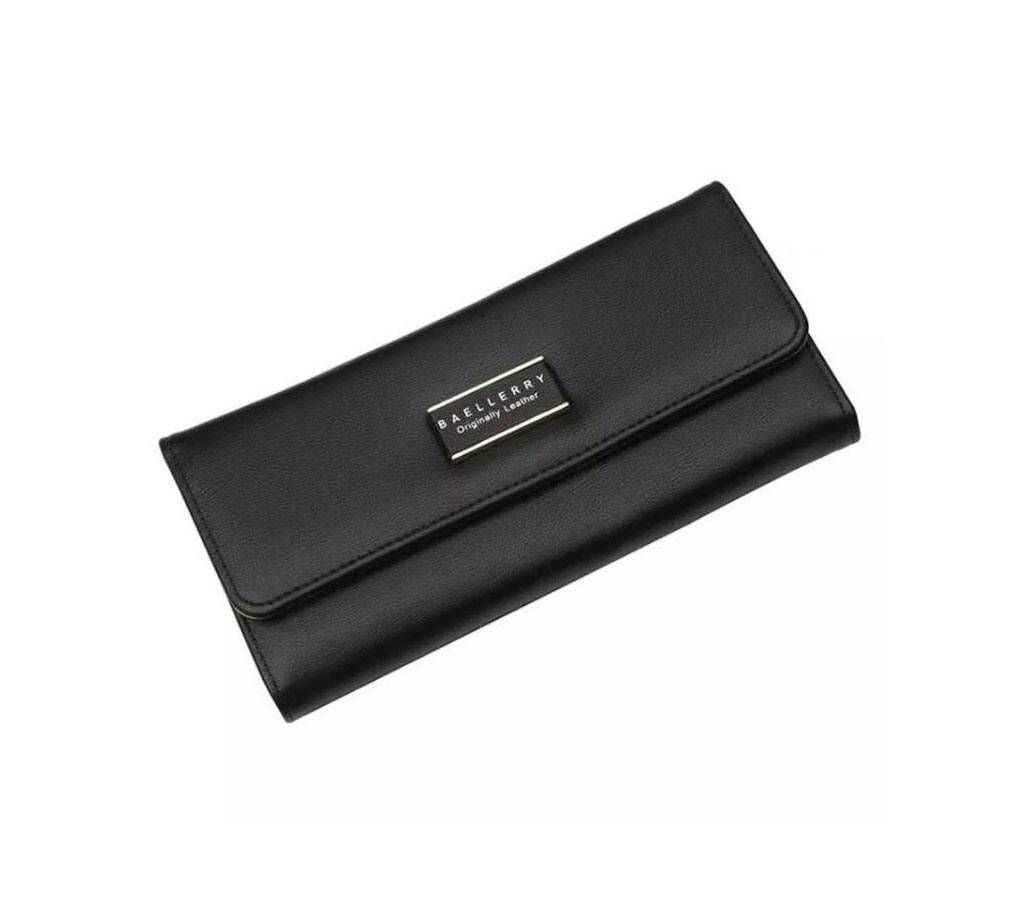 Women Artificial leather new design wallet/ card holder (1827 Black)