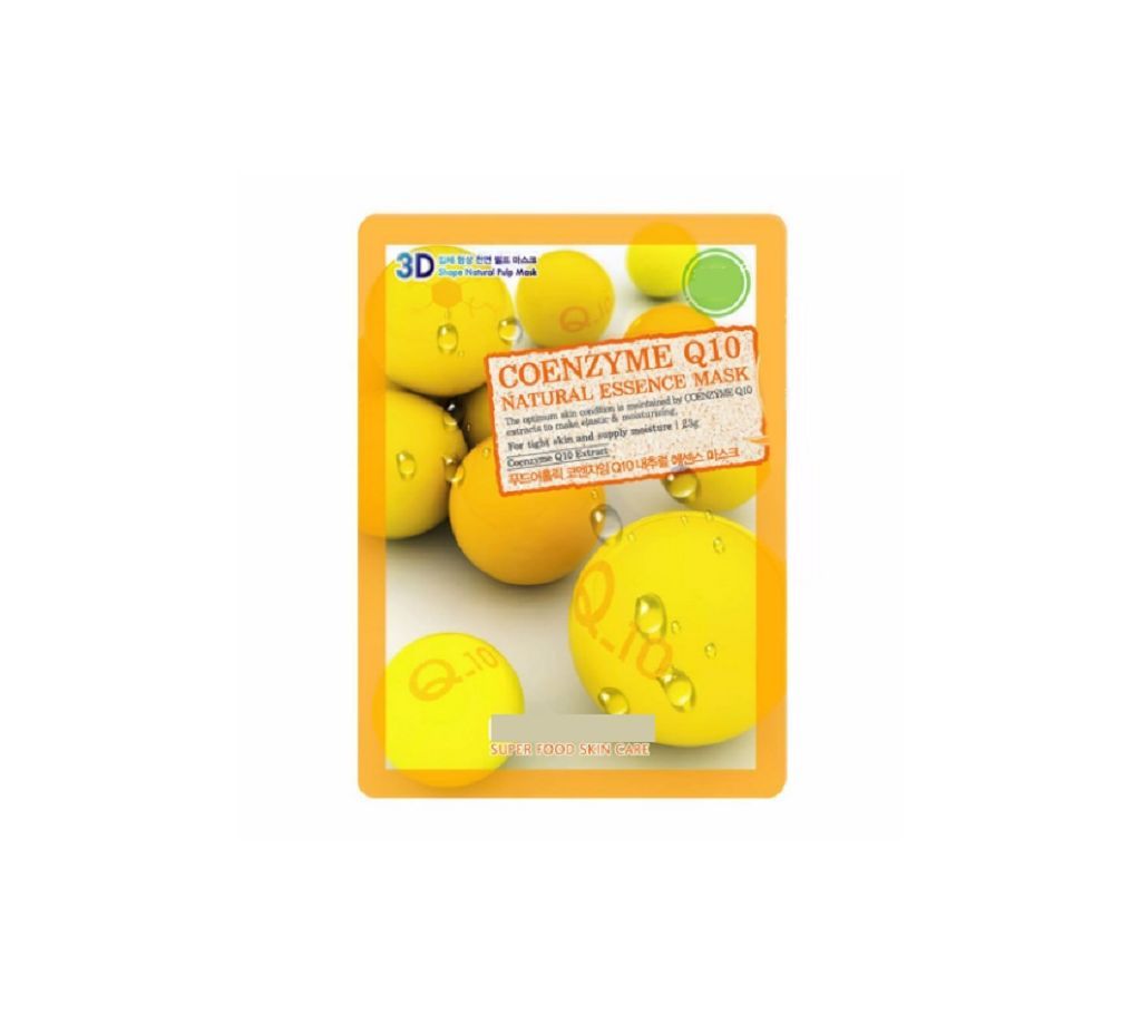 Coenzyme Q10 Foodaholic Whitening Sheet Mask 30ml - Korea