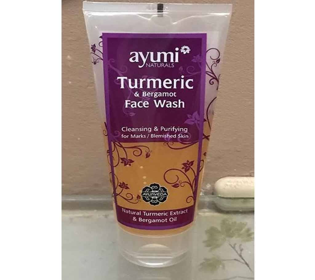 Ayumi Turmeric and Bergamot Face Wash UK