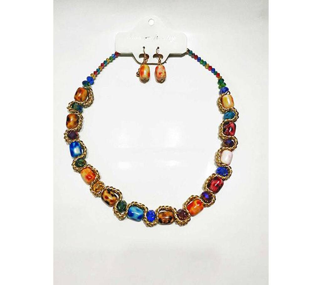 multi color jewelry set