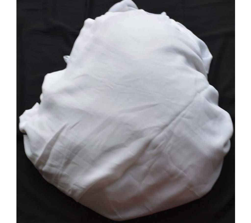 Indian Original  weightless Georgette white color for women