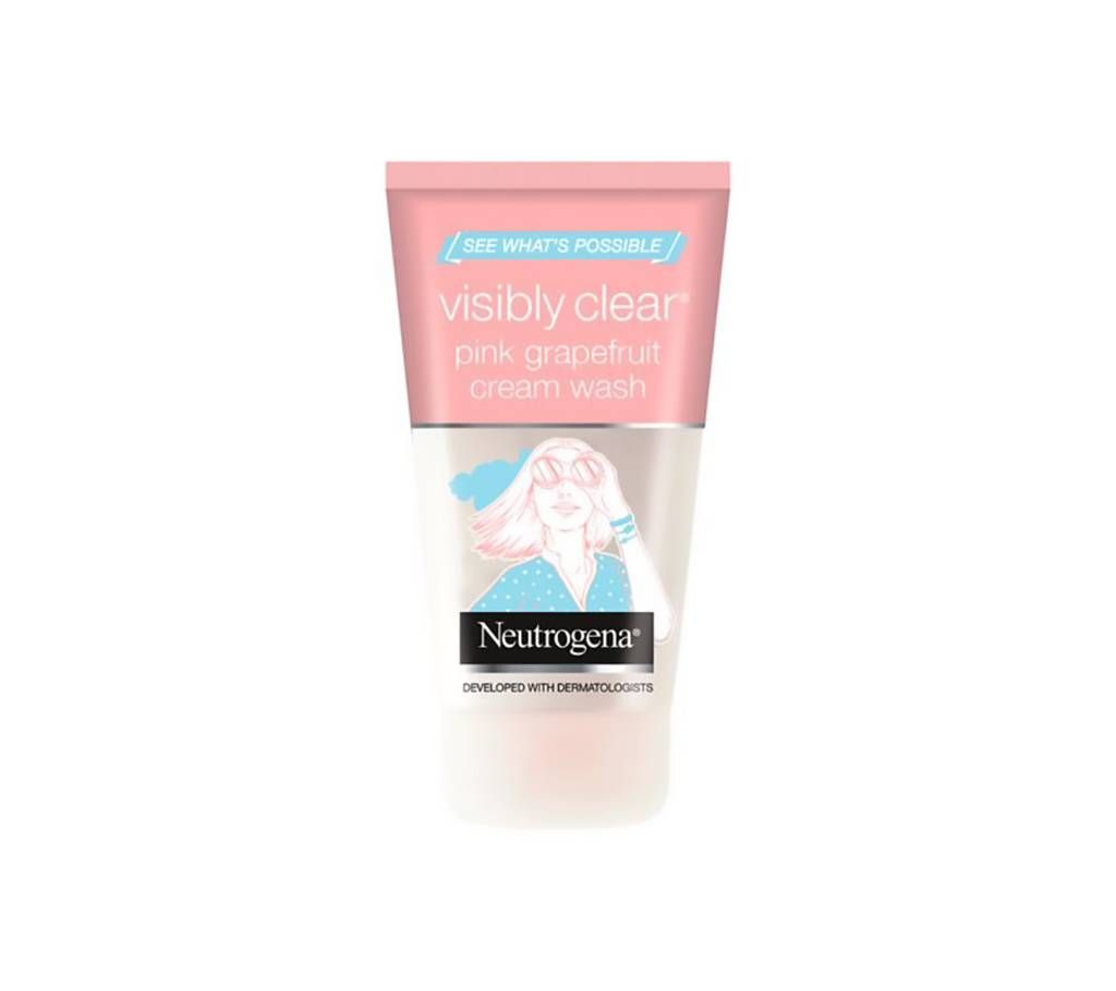 Neutrogena Visibly Clear Pink Grapefruit Cream Wash 150ml - UK