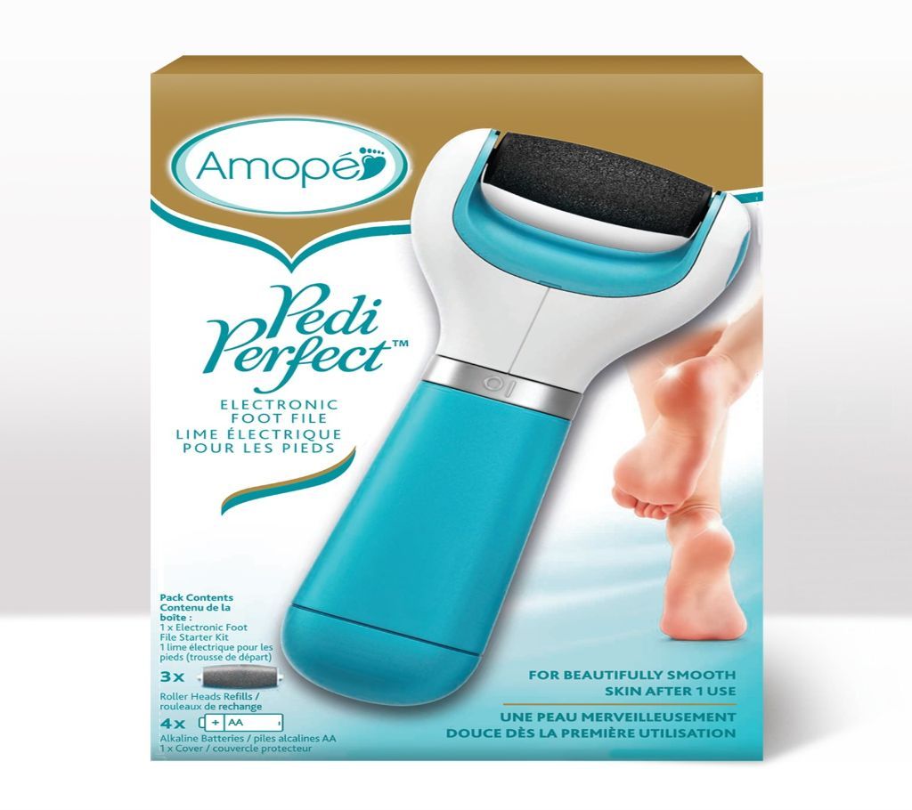 The sophisticated instruments for cleaning the feet