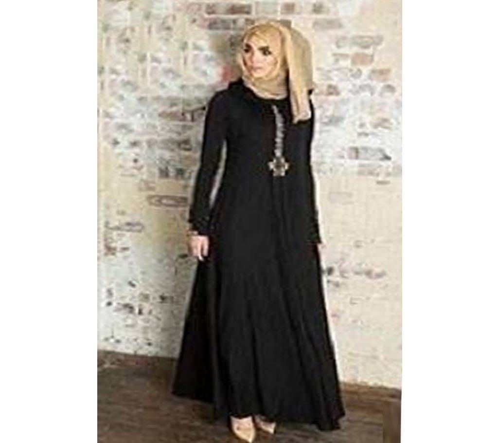 Black Georgette Borka For Women
