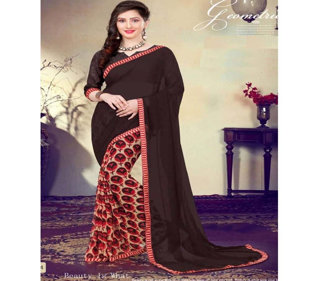 Indian Soft chiffon  Saree st-502