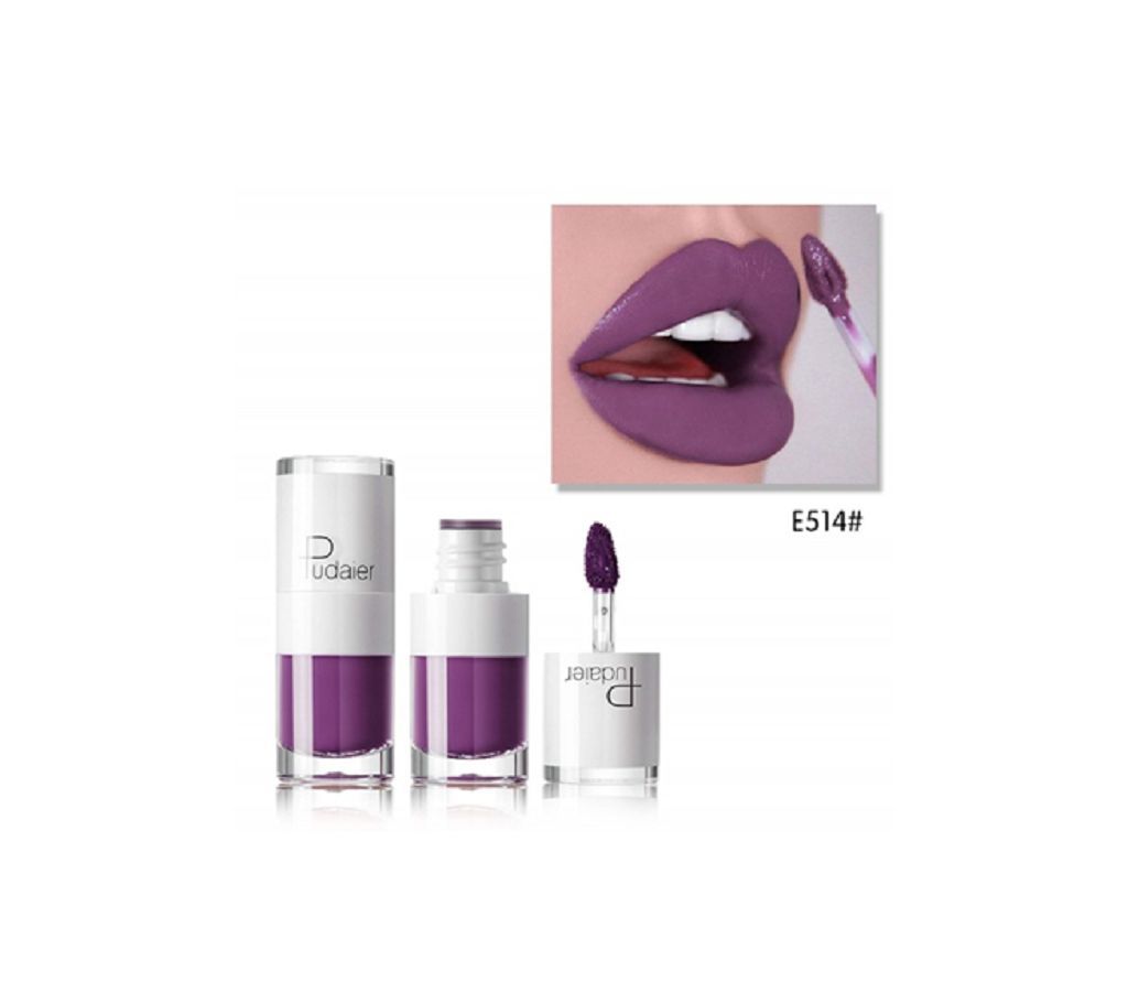 Pudaier Mini Candy Matte Lipgloss Waterproof Moisturizing Lipstick(E514#)