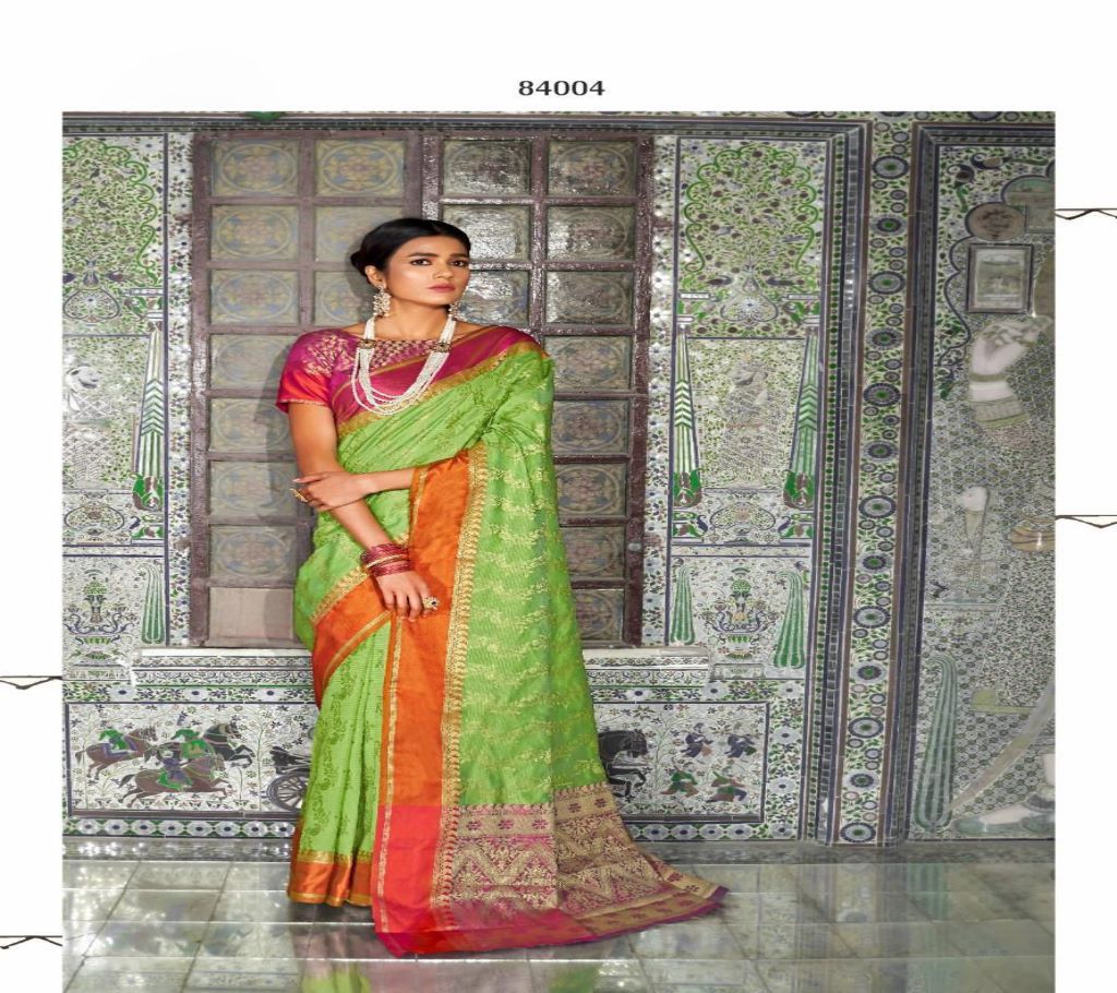 Handloom Weaving Silk Sharee  84008  Hot Pink