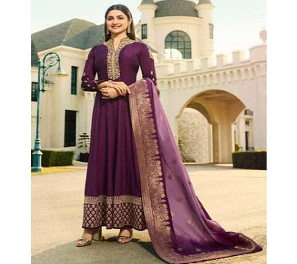 Silk With Banarasi Dola Long Suit (Copy)