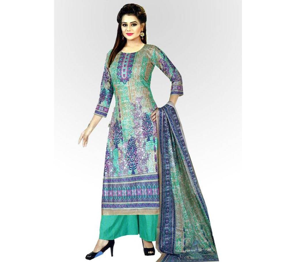 Unstiched Cotton Printed salwar kamiz