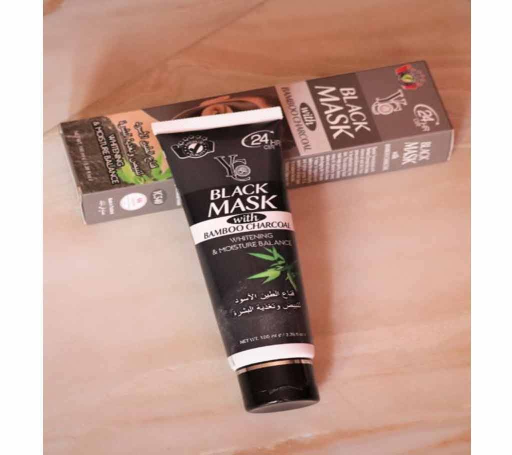 Yc BLACK MASKwith Bamboo Charcoal 100ml (Thailand)
