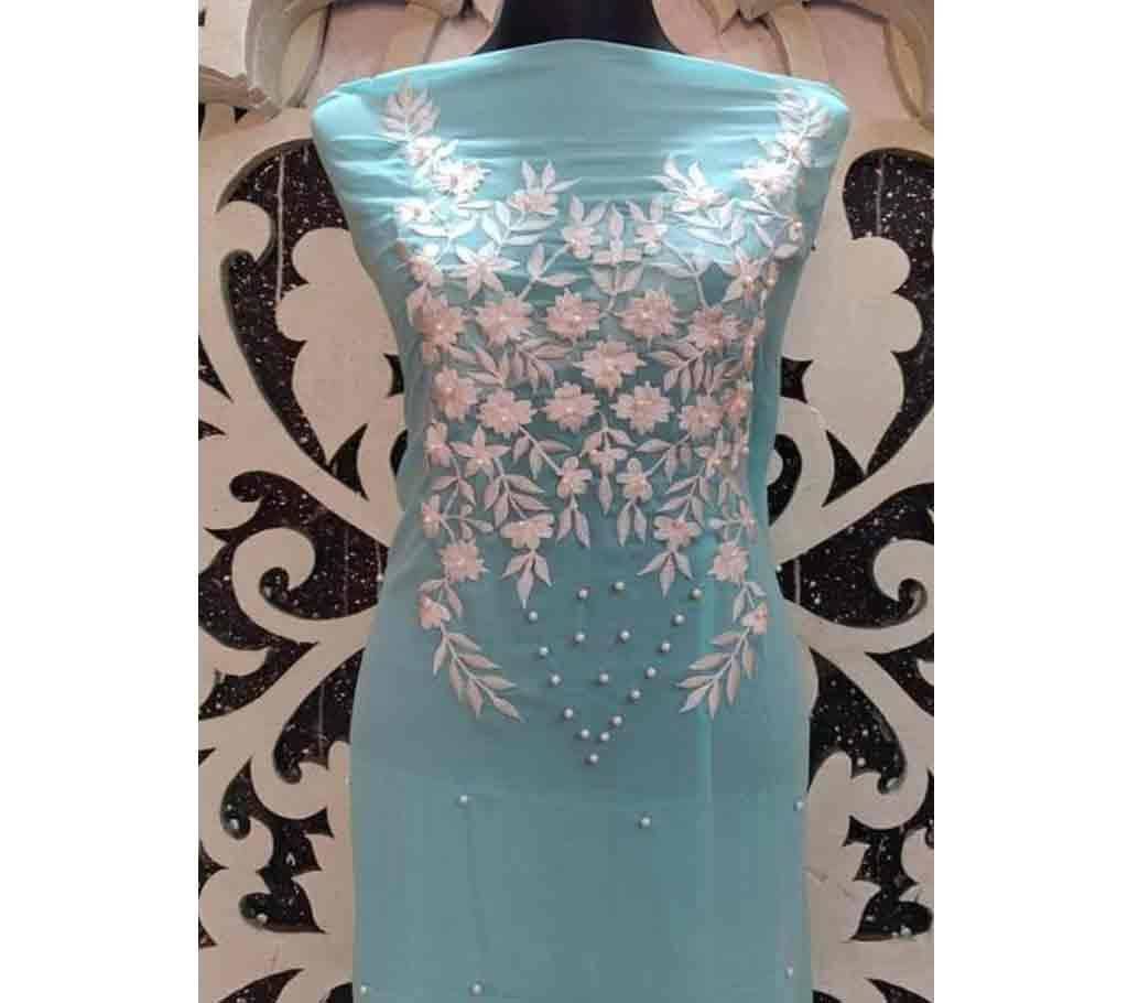 Unstitched Georgette kameez for women-1pcs 