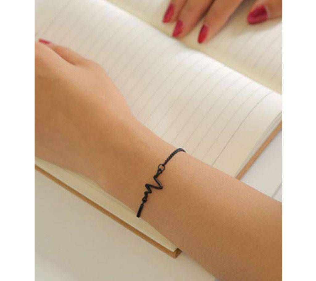 ECG Bracelets Black Color 1 Piece