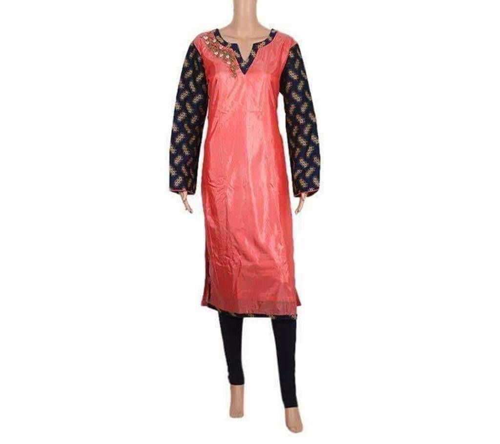 unstitched silk salwar kameez 