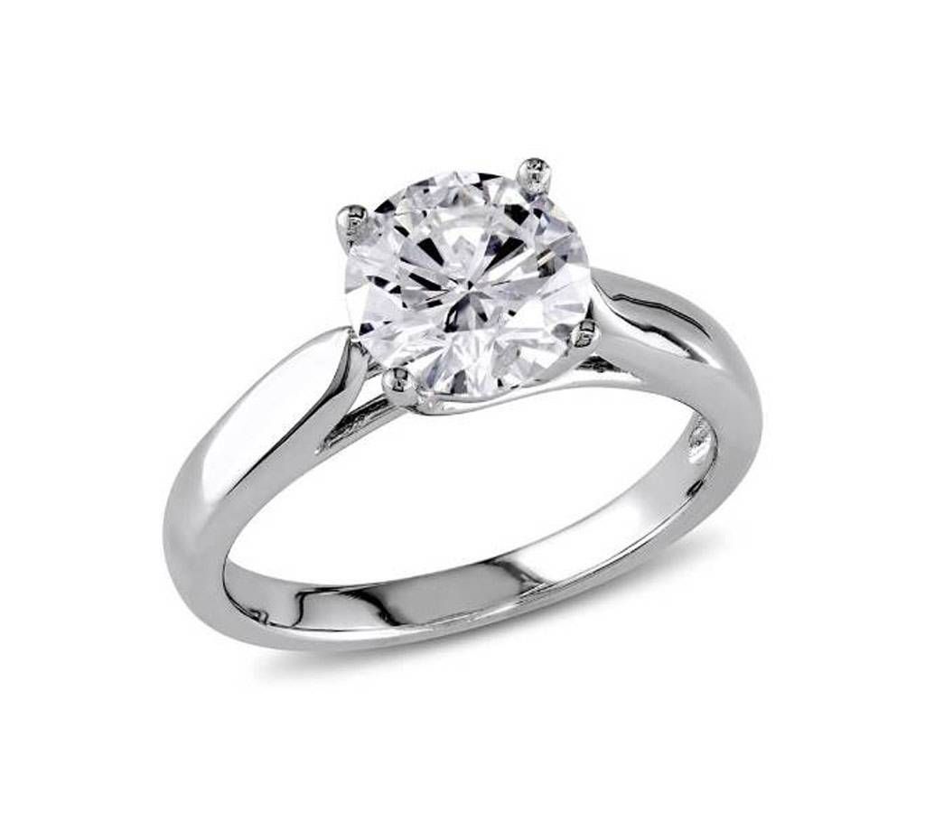 Silver Plated Twin Zircon Finger Ring - 25% OFF