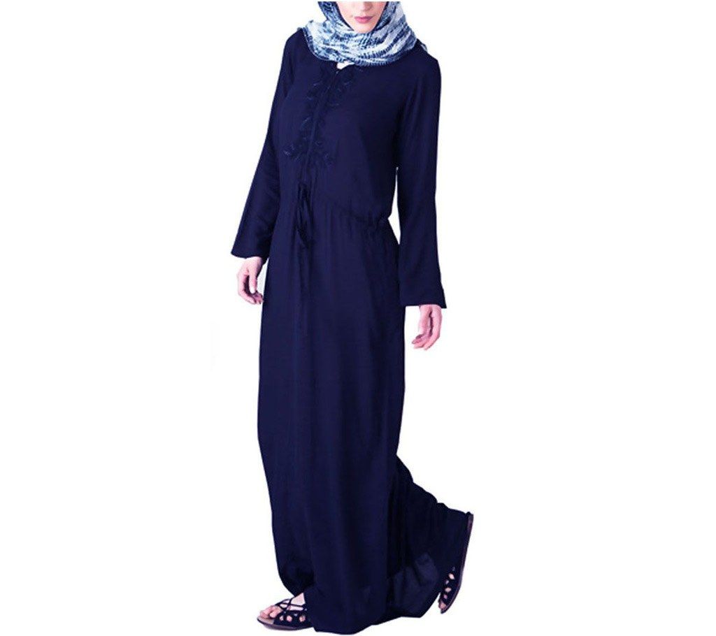 Navy Blue Elegant Abaya