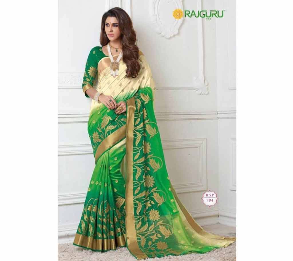 Rajguru Raw Silk Saree