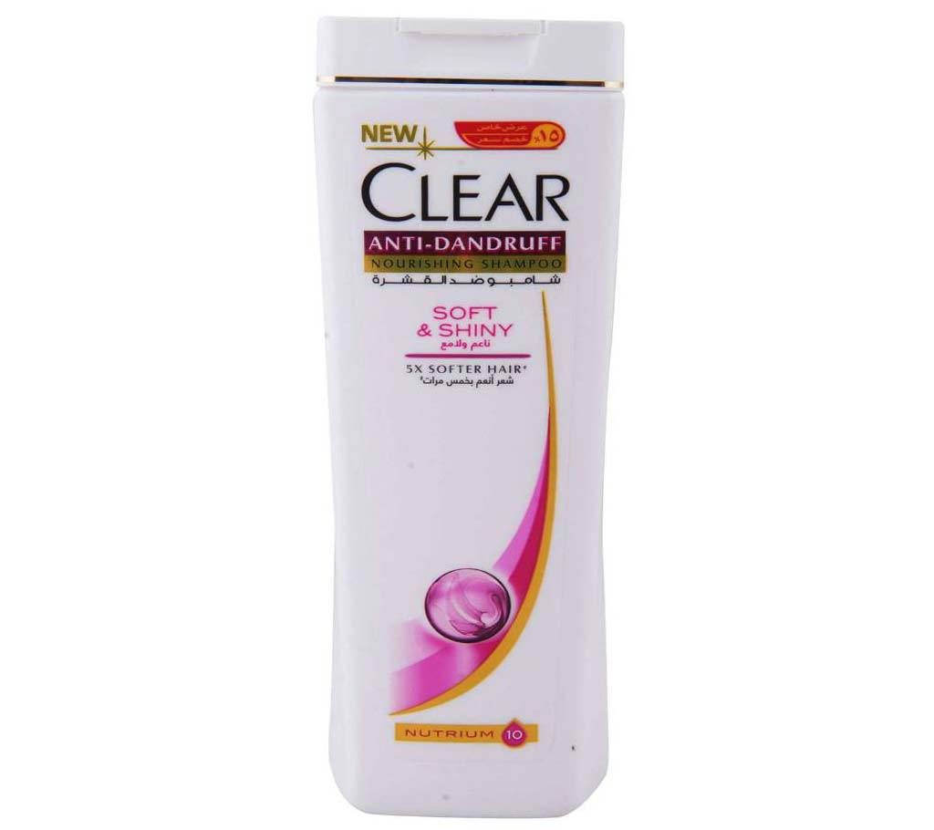 Clear Anti-Dandruff Soft & Shiny Shampoo - 400ml (UAE)