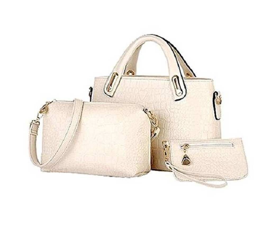 Leather Hand Bag for Women (Pack of 3)