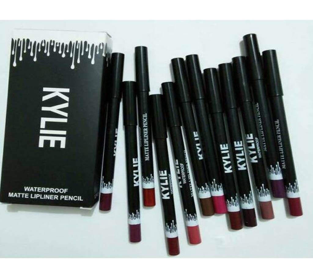 Kylie Pencil Lip Liner Set - 12 pcs - USA