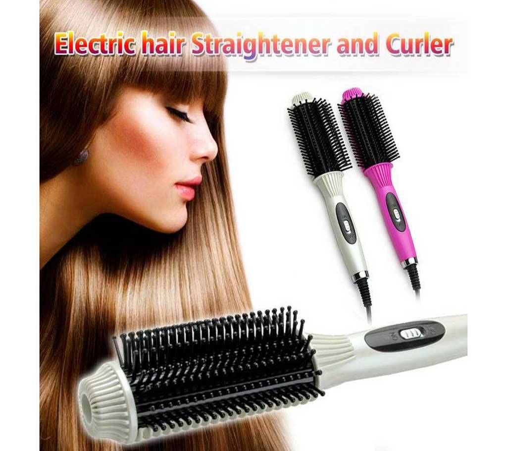 Nova hair straightener brush