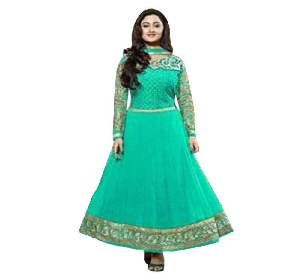 Unstitched block printed Rajdhani voyel cotton Salwar Kameez St block-358 Copy