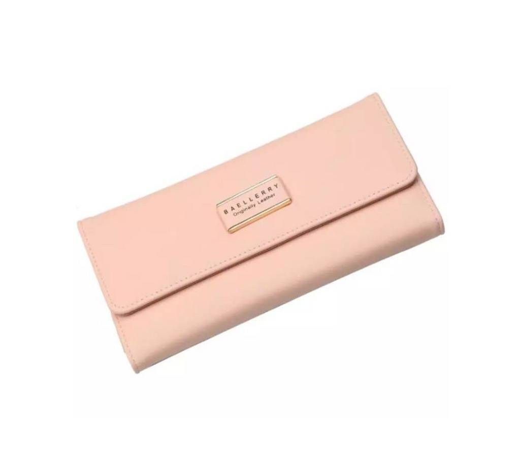 Women Artificial leather new design wallet/ card holder (1827 Pink)