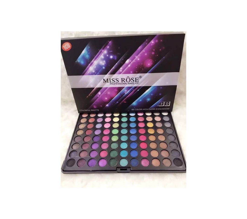 Miss Rose 88 Matte 3D Eyeshadow Palette Origin-China,