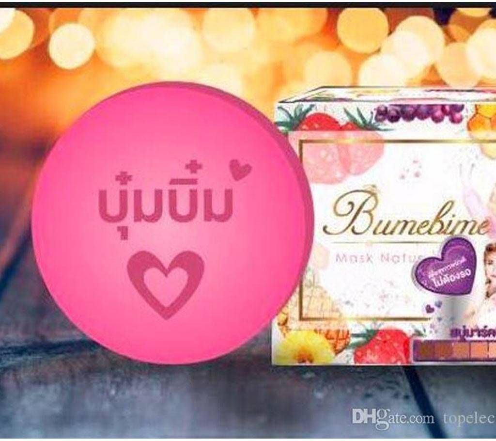 Bumebime Mask Natural Whitening Thailand Best Magical Soap - 100g - Red Thailand