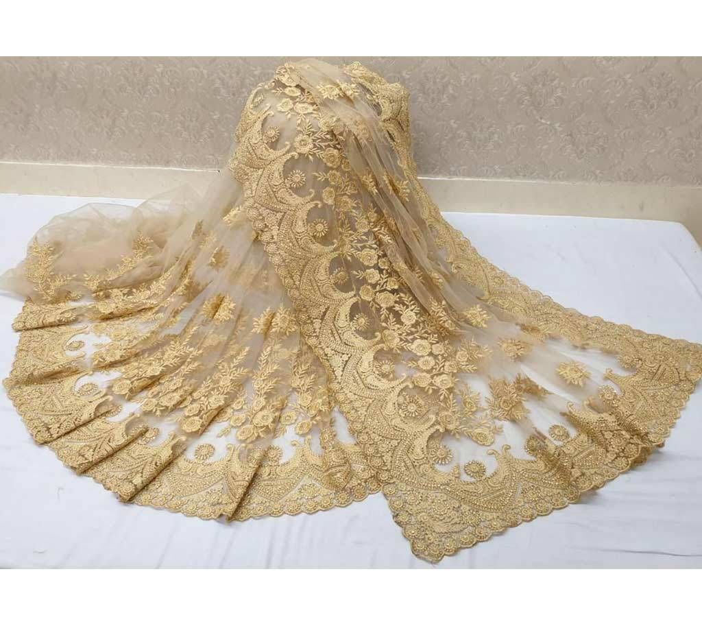 Gorgeous Party Saree- 03 Champagne Cream Color