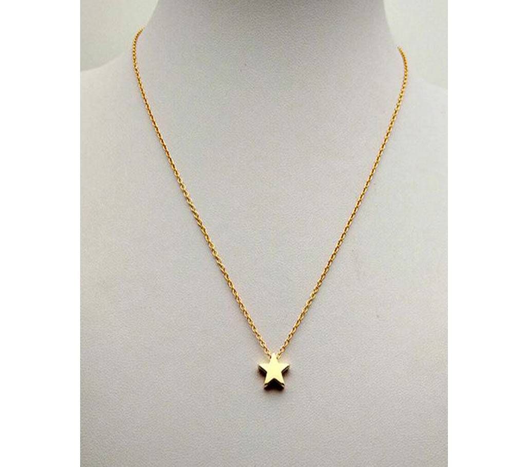 Short Link Chain Necklace & Pendant Gold / Silver Color Star Chokers Necklace for Women Bohemian Jewelry Gift