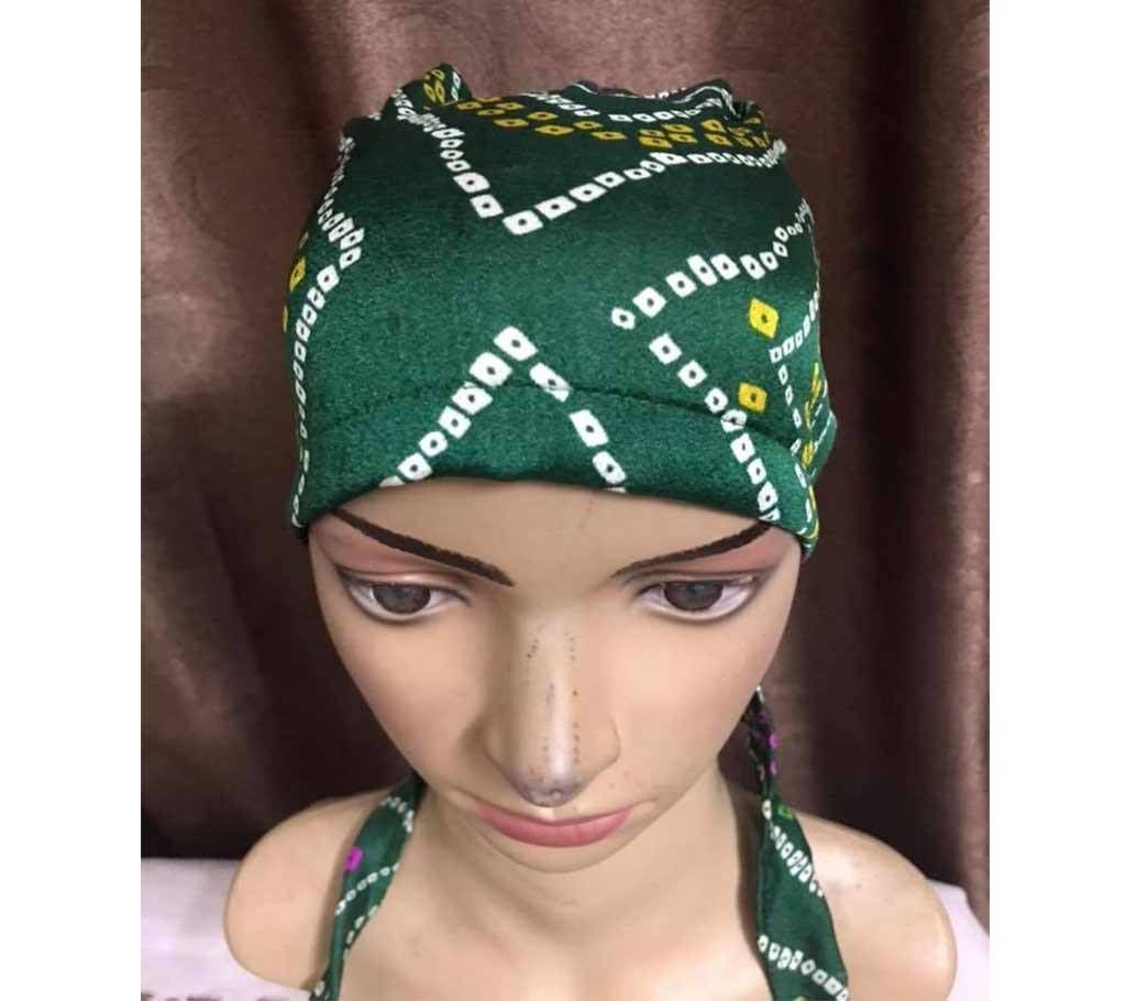 Chundri print belt cap