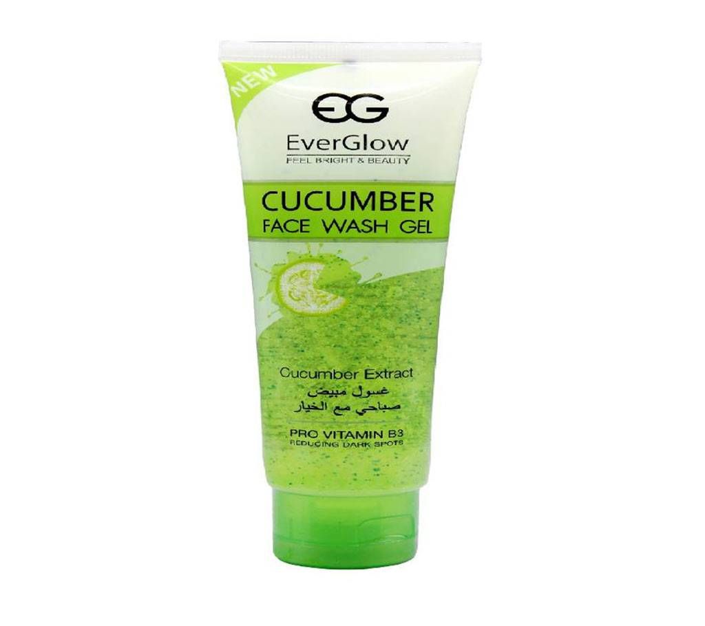 EVERGLOW CUCUMBER FACE WASH 100 ML-Korea 