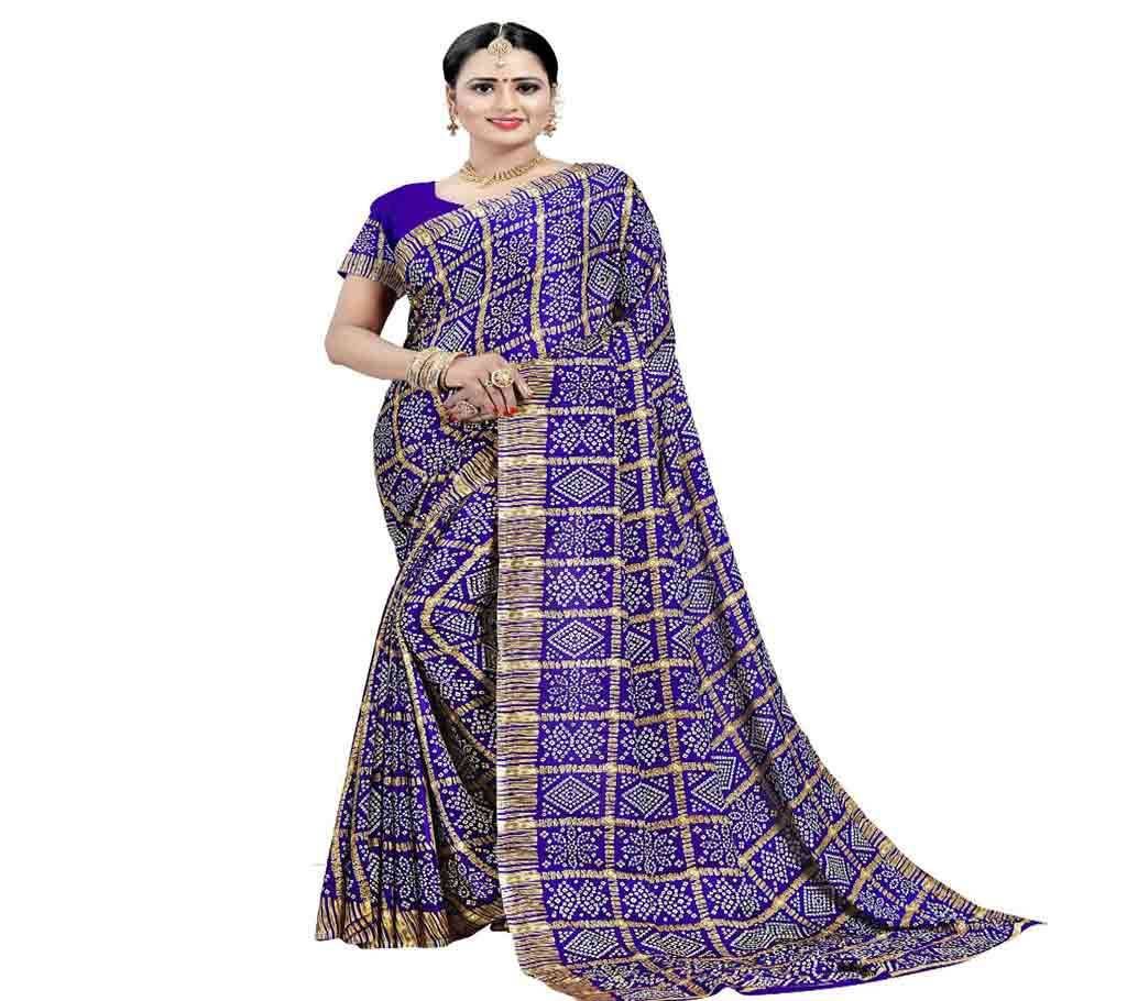 Indian Chundri Silk Saree  122  SGM1 With Blouse Pcs