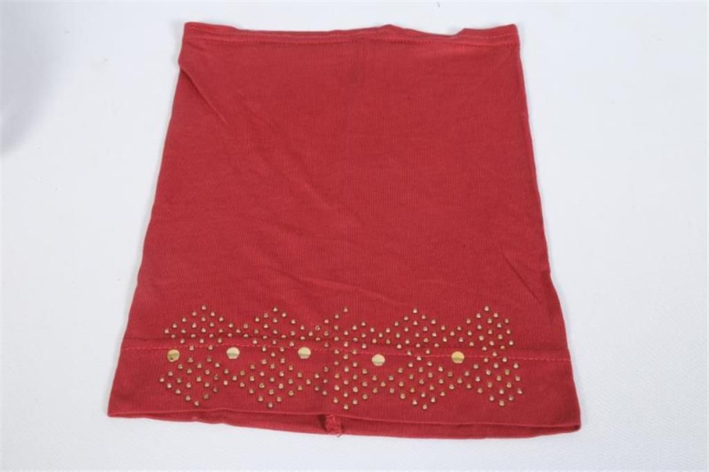 Maroon Cotton Tube Hijab Cap