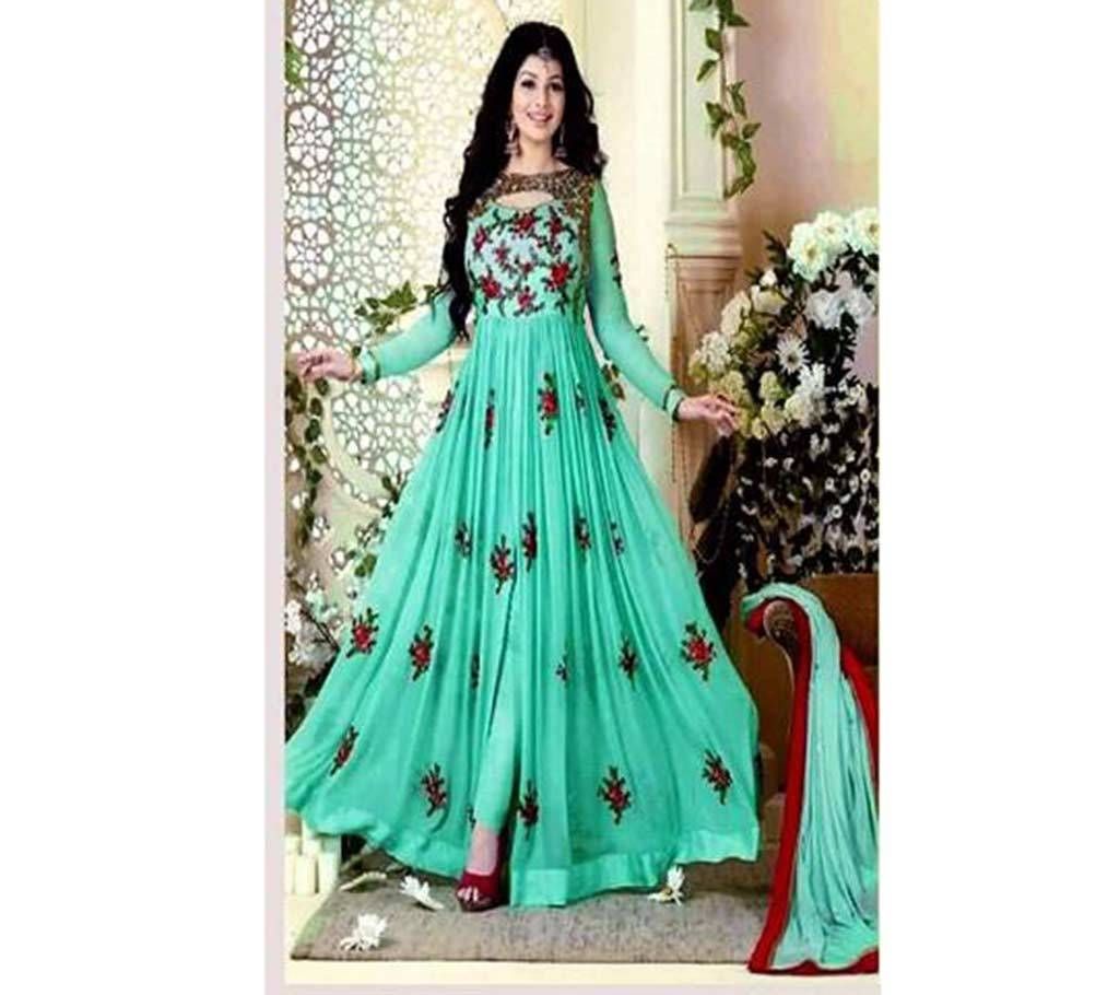 Georgette Embroidery Gown