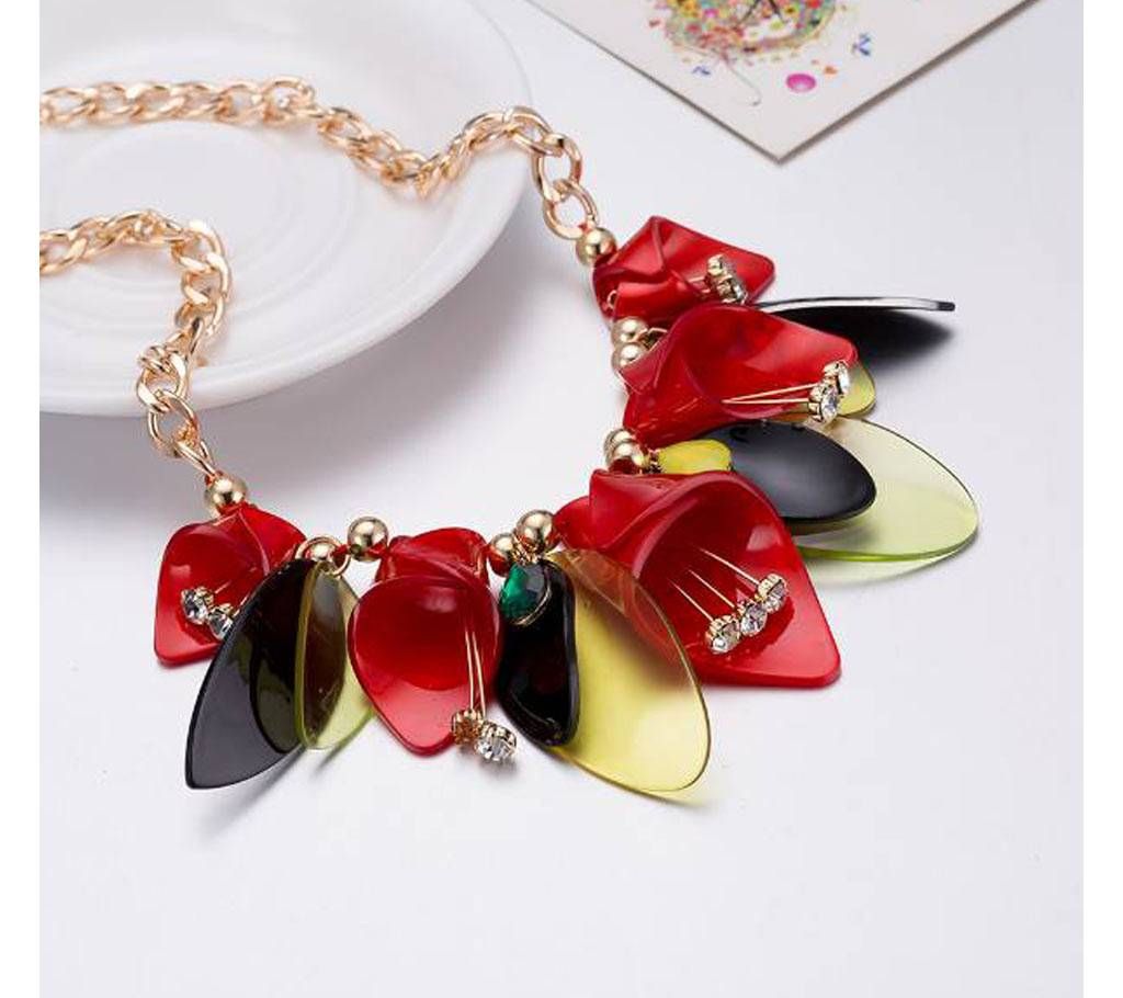 Bib Crystal Statement Necklace
