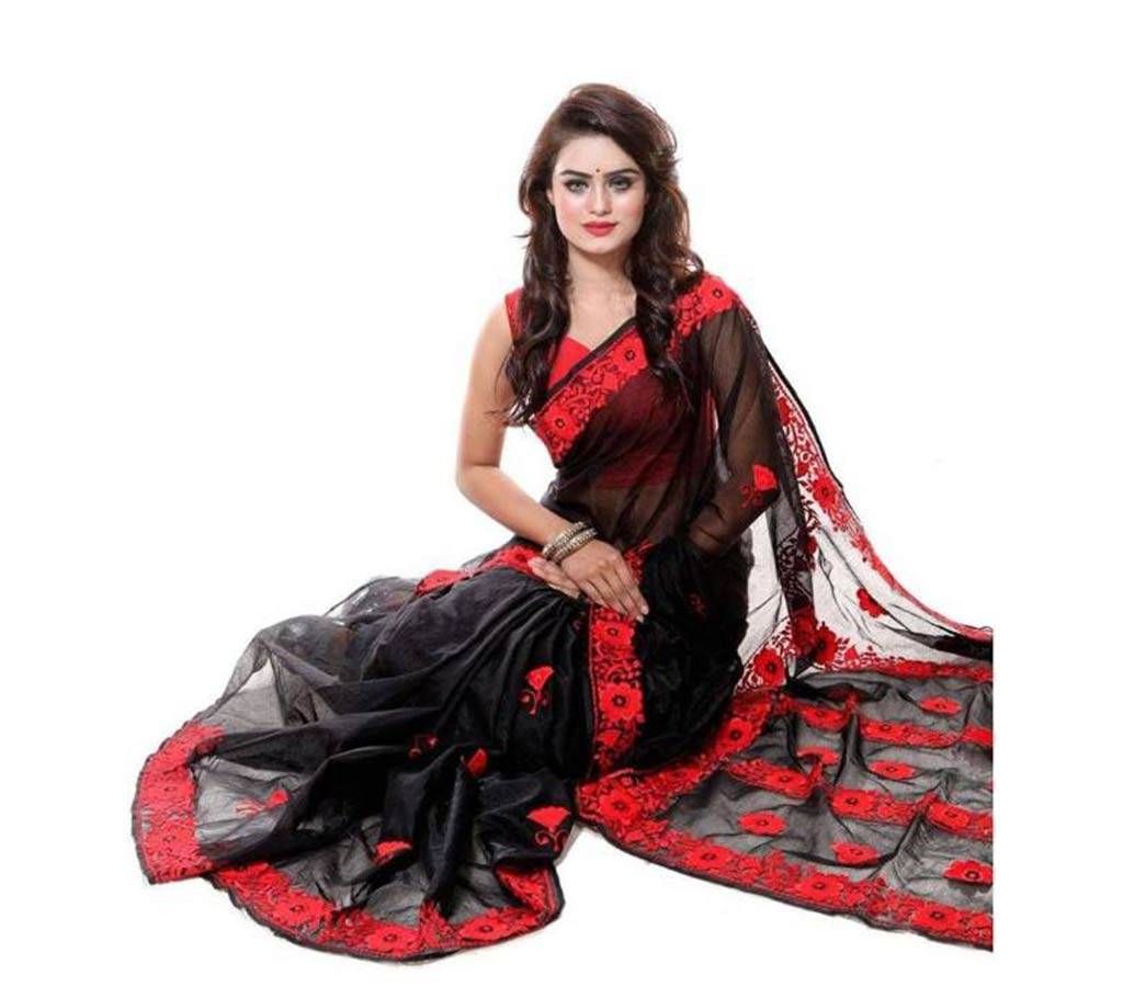 Pure Muslin silk with hand embroidery