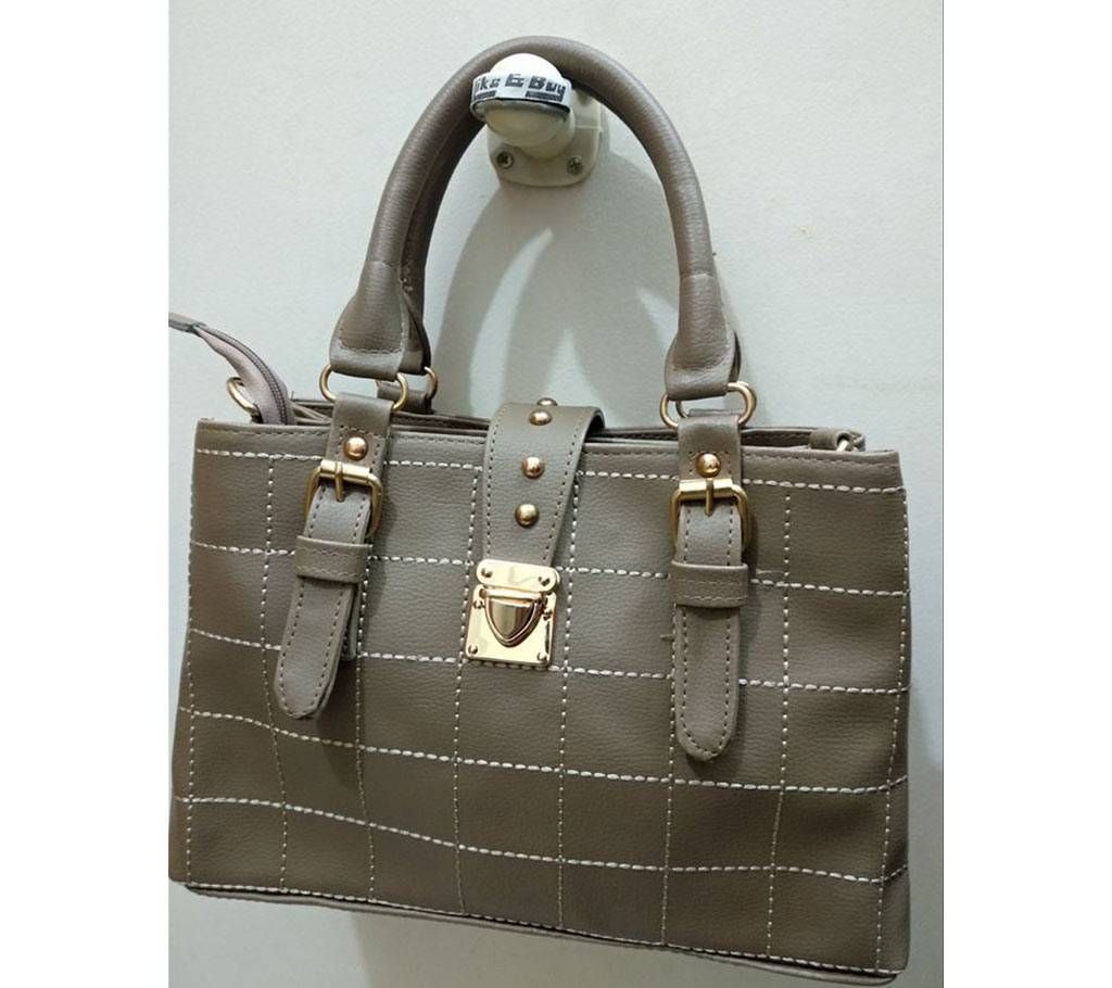 Ladies Handbag 3 Part - Golden Color