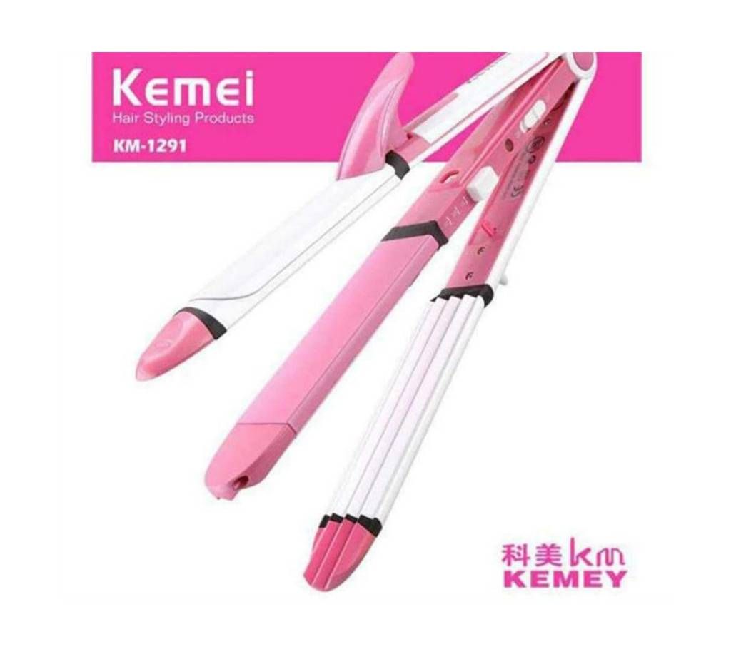 KEMEI হেয়ার স্ট্রেইটনার অ্যান্ড কারলিং আয়রন