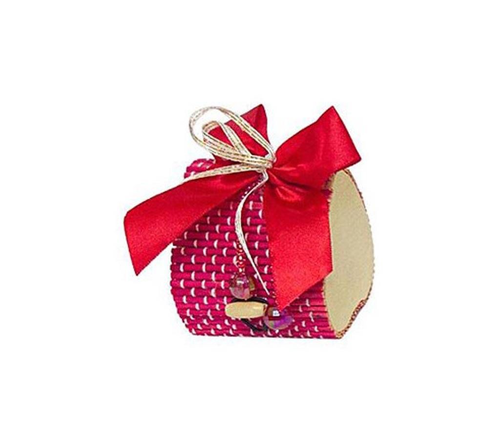 Cute Jewellery Box - Heart Shape Pink Showpiece