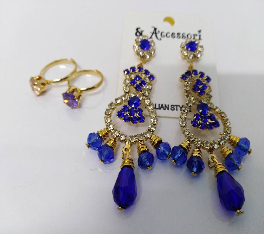 Stone Setting Earrings free Finger Ring