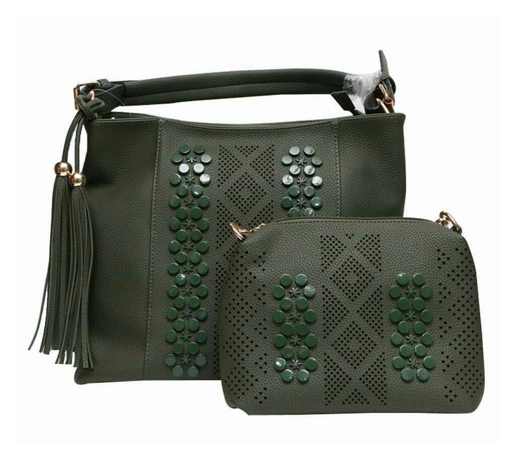 sea green hand bag