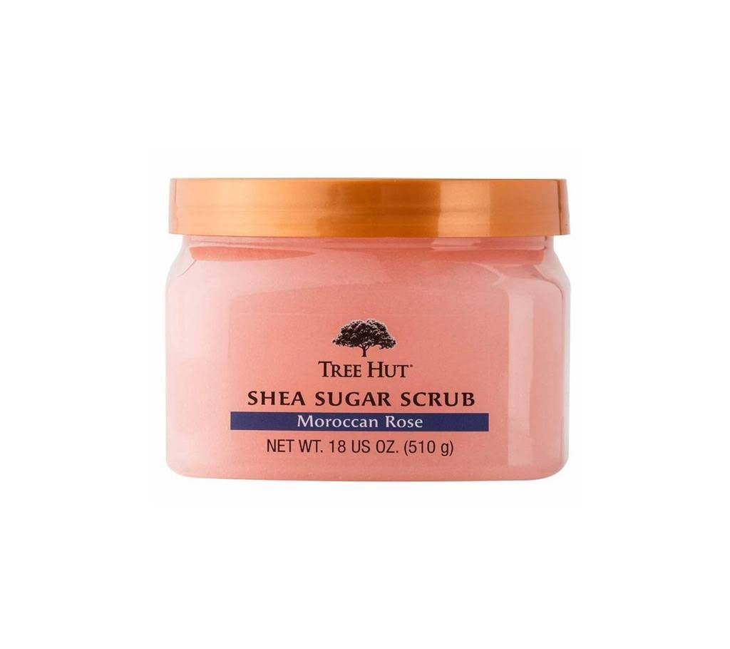 TREE HUT MOROCCAN ROSE SHEA SUGAR SCRUB 510 ML USA
