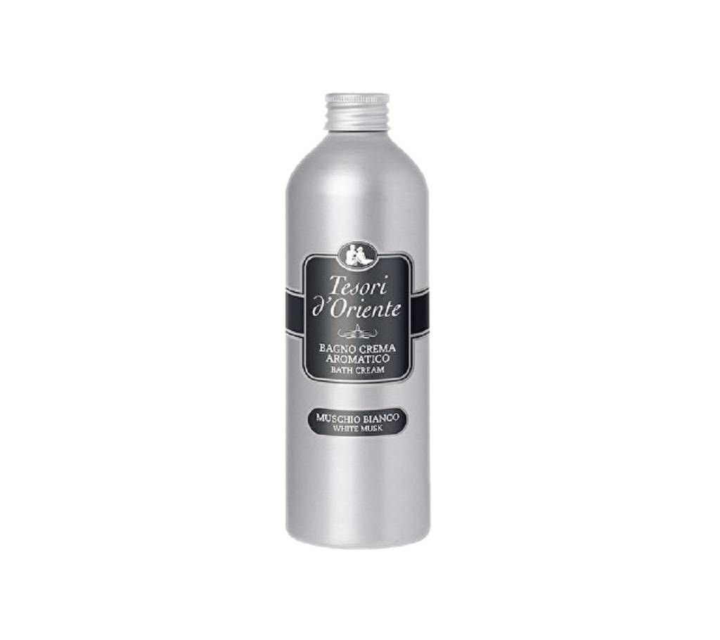 Bath Cream - Tesori d'Oriente Bangno Crema Aromatico Bath Cream Muschio Bianco White Musk 500ml Italy