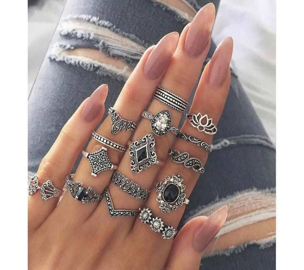 15 Pcs Ring Set